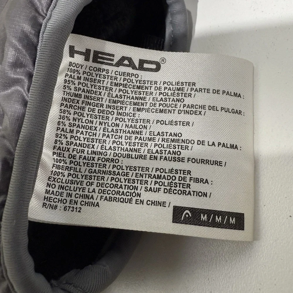 Head Womens Senstec Waterproof Hybrid‎ Gloves Black M - Brand